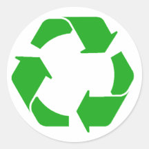 Recycle Symbol Sticker
