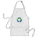 Recycle Symbol with Earth Apron