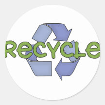 Recycle T-shirts and Gifts Sticker