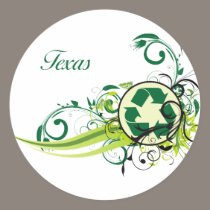Recycle Texas stickers