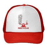 Recycle Trash Hat hats