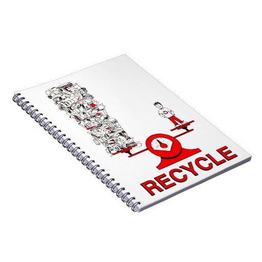 Recycle Trash Notebook Zazzle