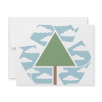 Recycle - Tree -1 invitations by MrGreentees Recycle - Tree -1 invitations