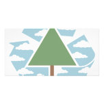 Recycle - Tree -1 Personalized Photo Card