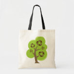 Recycle Tree Green Canvas Bags