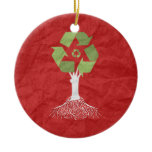 RECYCLE TREE ornaments