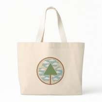 Recycle Tree & Sky Canvas Bags