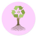 Recycle tree stickers by Shirtuosity Recycle tree stickers