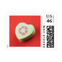 Recycle Valentine Candy postage