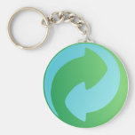Recycle Water Keychain keychains
