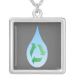 Recycle Water Necklace necklaces
