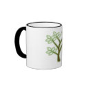 RECYCLE WORD TREE mugs by trish1968 RECYCLE WORD TREE mugs