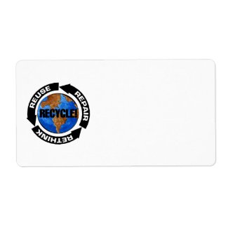 Recycle World Personalized Shipping Labels