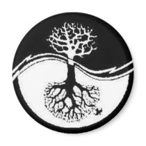 RECYCLE YIN YANG TREE magnets