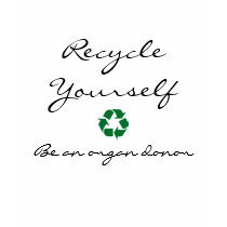 Recycle Yourself Ladie's T-shirt by transplantshirts Recycle Yourself Ladie's T-shirt