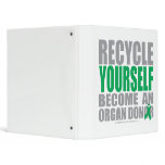 Recycle Yourself Organ Donor Binders