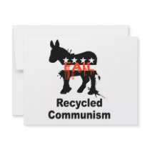 Recycled Communism invitations by obamanation Recycled Communism invitations