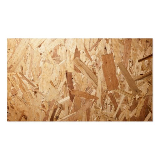 Recycled Compressed Wood Texture For Background Business Card Template (back side)