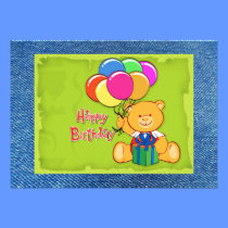 Recycled Happy Birthday Greeting Cards & Invites invitations