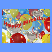 Recycled Happy Birthday Greeting Cards & Invites invitations