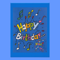 Recycled Happy Birthday Greeting Cards & Invites invitations