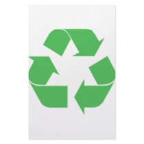 Recycled symbol stationery