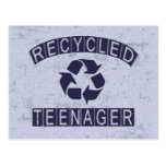 Recycled Teenager Postcard