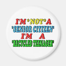 Recycled Teenager Refrigerator Magnets
