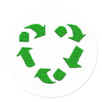 recycling and lovin it stickers