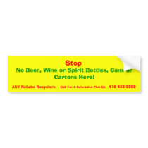 Recycling Bin Stickers bumper stickers by ANVRRZ Recycling Bin Stickers bumper stickers