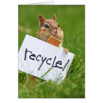 recycling chipmunk cards