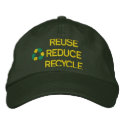 Recycling Embroidered Hat embroidered hats