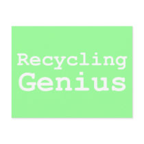 Recycling Genius Gifts postcards by geniusgifts Recycling Genius Gifts postcards