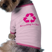 Recycling is chic! pet clothing