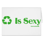 Recycling Is Sexy cards