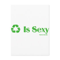 Recycling Is Sexy postcards
