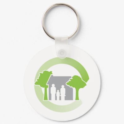 Recycling Keychain by Livepaths