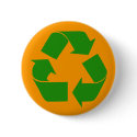 Recycling Pin buttons by Sveetly Recycling Pin buttons
