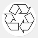 Recycling Round Stickers