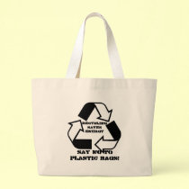 Recycling Saves Energy, Say NO to plastic bags!