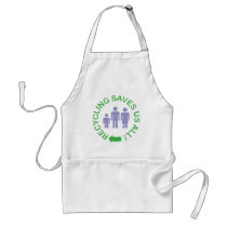 Recycling Saves Us All Aprons