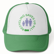 Recycling Saves Us All hats by earthdayshirtsgifts Recycling Saves Us All hats