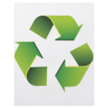 Recycling sign full color flyer