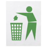 Recycling sign full color flyer