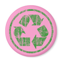 Recycling to Save the Planet Earth, Symbol magnets by KahunaLuna Recycling to Save the Planet Earth, Symbol magnets