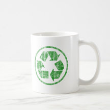 Recycling to Save the Planet Earth, Symbol Coffee Mug