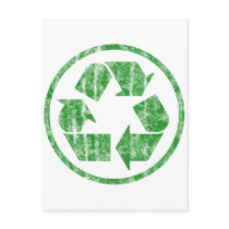 Recycling to Save the Planet Earth, Symbol Postcards