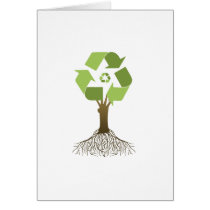 RECYCLING TREE GREETING CARDS