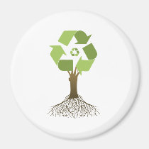 RECYCLING TREE magnets