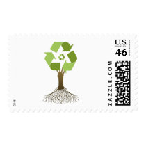Recycling Tree postage
